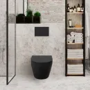 Комплект подвесной унитаз BelBagno Colorato BB062CHR-MB + BB062SC-MB + система инсталляции Grohe 38811kf0