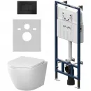 Комплект подвесной унитаз Am.Pm Like + система инсталляции Am.Pm MasterFit Pro C S IS100238.801900