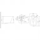 Комплект подвесной унитаз BelBagno Due BB3103CHR/SC + система инсталляции BelBagno BB002-80 + BB005-PR-CHROME