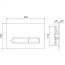 Комплект подвесной унитаз BelBagno Due BB3103CHR/SC + система инсталляции BelBagno BB002-80 + BB005-PR-CHROME