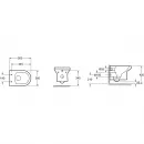 Комплект подвесной унитаз Jacob Delafon Elite EDX114RU-00 + система инсталляции Jacob Delafon E29025-NF + E4316-CP