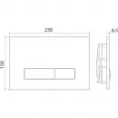 Комплект подвесной унитаз BelBagno Due BB3103CHR/SC + система инсталляции BelBagno BB002-80 + BB018-GV-BIANCO