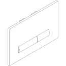Комплект подвесной унитаз BelBagno Due BB3103CHR/SC + система инсталляции BelBagno BB002-80 + BB018-GV-BIANCO