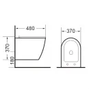 Комплект подвесной унитаз Timo Kulo TK-403 + система инсталляции Tece 9400413