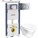 Комплект подвесной унитаз Gustavsberg Estetic C+ GB1183300R1030 + система инсталляции Geberit 111.362.00.5 + 115.770.21.5