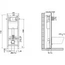 Комплект подвесной унитаз Jacob Delafon Patio EDV102-00 + E70021-00 + система инсталляции Jacob Delafon E33131RU-NF + E20859-CP-MTC