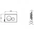 Комплект подвесной унитаз Jacob Delafon Patio EDV102-00 + E70021-00 + система инсталляции Jacob Delafon E33131RU-NF + E20859-CP-MTC