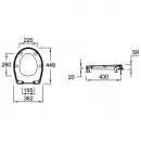 Комплект подвесной унитаз Jacob Delafon Patio EDV102-00 + E70021-00 + система инсталляции Jacob Delafon E33131RU-NF + E20859-CP-MTC
