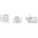 Комплект подвесной унитаз Jacob Delafon Struktura EDF102-00 + E70025-00 + система инсталляции Jacob Delafon E29025-NF + E4316-00