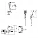 Комплект смесителей Paini Atomix D1CRSET4