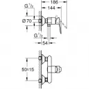 Комплект смесителей Grohe BauEdge 23636000 + 23330000 + 27924001