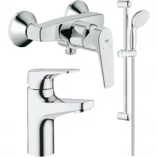 Комплект смесителей Grohe BauFlow 23755000 + 23752000 + 27924001