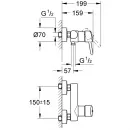 Комплект смесителей Grohe Concetto 32210001 + 23451001 + 27924001
