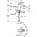 Комплект смесителей Grohe Eurostyle New 33590003 + 32468003 + 27853001