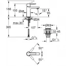 Комплект смесителей Grohe Lineare 33849001 + 23791001 + 27924001