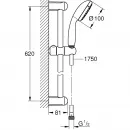 Комплект смесителей Grohe Essence New 33636001 + 23590001 + 27853001