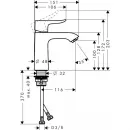 Комплект смесителей Hansgrohe Metris 31480000 + 31084000 + 26532400