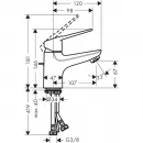 Комплект смесителей Hansgrohe Novus Loop 71340000 + 71080000 + 26532400