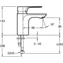 Комплект смесителей Jacob Delafon Aleo+ E72319-CP + E72314-CP + E99898RU-CP