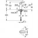 Комплект смесителей Grohe BauEdge 23333000 + 23330000