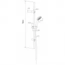 Комплект смесителей Damixa Origin Evo 781000000 + 780210000 + 918100000