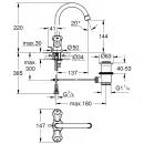 Комплект смесителей Grohe Costa L 26330001 + 21375001