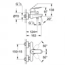 Комплект смесителей Grohe Eurosmart Cosmopolitan 32831000+23327000+27853001