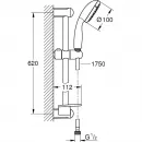 Комплект смесителей (3 в 1) Grohe Eurosmart New + Grohtherm 800 124422