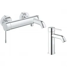 Комплект смесителей Grohe Essence New 33624001 + 23590001