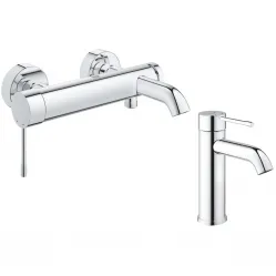 Комплект смесителей Grohe Essence New 33624001 + 23590001
