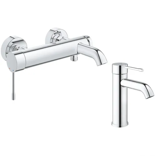 Комплект смесителей Grohe Essence New 33624001 + 23590001