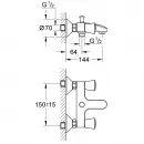 Комплект смесителей Grohe Costa S 25483001 + 21257001 + 27853001