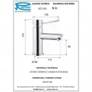 Комплект смесителей Remer Minimal N05 + N11