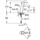 Комплект смесителей Grohe Concetto 32211001 + 23451001 + 27853001