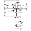 Комплект смесителей Grohe Eurosmart Cosmopolitan 32831000 + 32824000 + 27853001