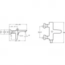 Комплект смесителей Jacob Delafon Aleo+ E72319-CP + E72314-CP