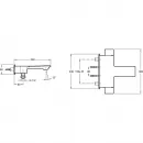 Комплект смесителей Jacob Delafon Stance E9100-CP + E14760-CP
