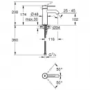 Комплект смесителей Grohe Essence New 33624001 + 23590001 + 27853001