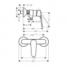 Комплект смесителей Hansgrohe Logis E SETLOGISE70B