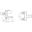 Комплект смесителей Jacob Delafon Strayt E45370-CP + E8919-CP