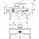 Комплект смесителей Hansgrohe Metropol 32540000 + 32507000 + 26532400