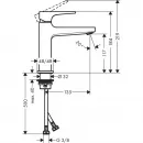 Комплект смесителей Hansgrohe Metropol 32540000 + 32507000 + 26532400