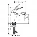 Комплект смесителей Hansgrohe Novus 71040000 + 71031000 + 26532400