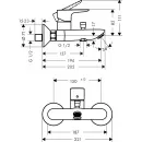Комплект смесителей Hansgrohe Talis E 71740000 + 71712000