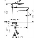 Комплект смесителей Hansgrohe Talis E 71740000 + 71712000