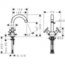 Комплект смесителей Hansgrohe Logis Classic 71240000 + 71270000 + 26532400