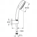 Комплект смесителей (3 в 1) Grohe Eurosmart Cosmopolitan EUROSMARTCOSMOSET2