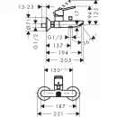 Комплект смесителей Hansgrohe Logis Loop 71244000 + 71151000 + 26532400