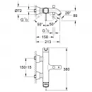 Комплект смесителей Grohe Grandera 23317000 + 23303000