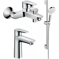 Комплект смесителей Hansgrohe Talis E 71740000 + 71712000 + 26532400